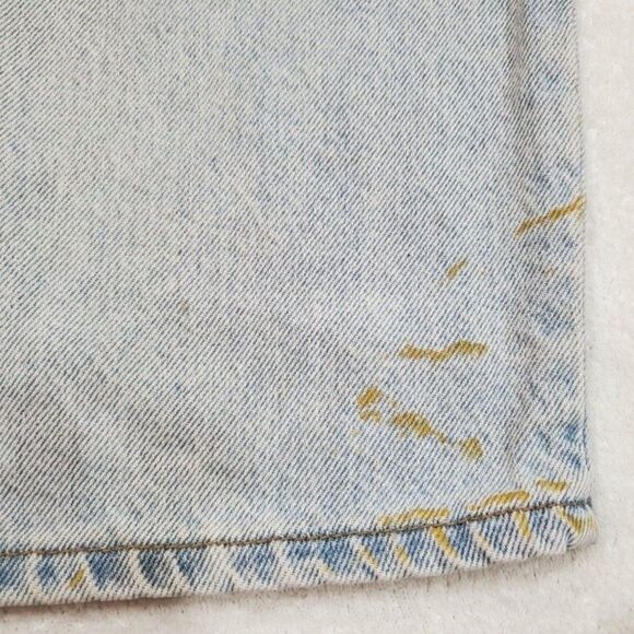 Levi's Vintage Orange Tab 560 Light Wash Jean Shorts Size 40 - Picture 9 of 12